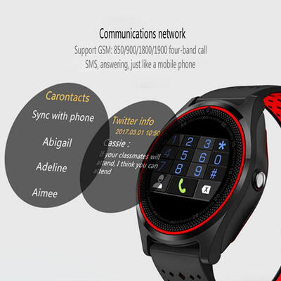 

V9 154 Inch Round Touch Screen Bluetooth Smartwatch Anti-Lost Waterproof Smart Watch Phone With GPS Positioning Function