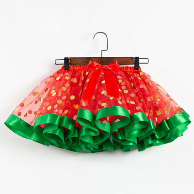 

Girls Kids Tutu Party Dance Ballet Toddler Baby Costume Dot Print Skirts Clothes