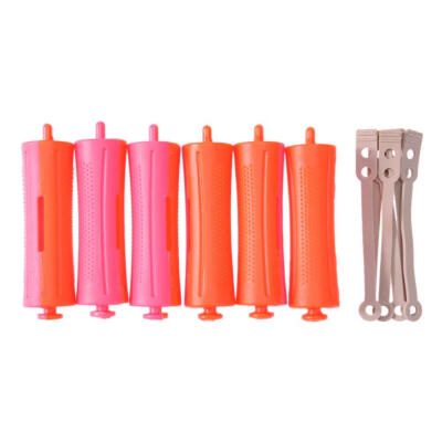 

6pcs Cold Perm Bar Rubber Band Hair Curler Hairdressing ToolRandom Color