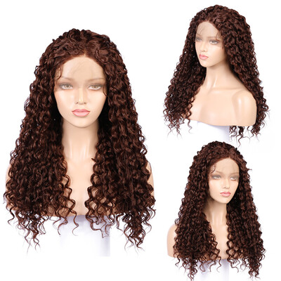 

〖Follure〗Long Full Wavy Front Lace Wig Afro Kinky Curly Natural Hair Wigs Women