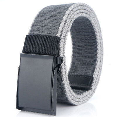 

New Mens belt Quality Canvas Automatic Buckle belts Fashion Casual Mens Leather belt Youth Students Jeans chain belt