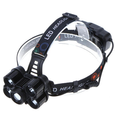 

Rechargeable 5LEDs Waterproof Head Lamp Outdoor Sport Flashlight
