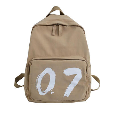 

Simple Printing Backpacks Waterproof Nylon Women Men Student School Bags