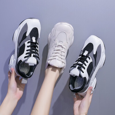 

Net red old shoes women wild super fire panda casual shoes