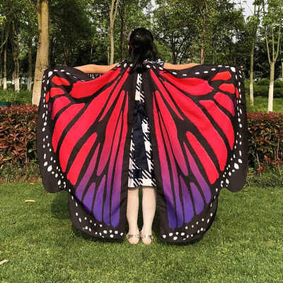 

New Hot Halloween Butterfly Wings Type Cloak Children Cloak Party Decoration Cute Butterfly Cloak Festive Party Supplies