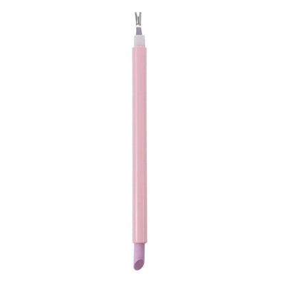 

Double-End Nail Art Quartz Cuticle Pusher Dead Skin Fork Trimmer Remover