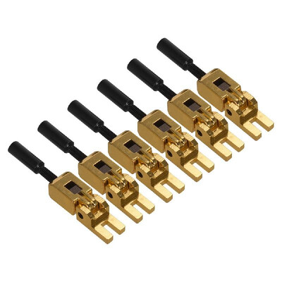 

Electric Guitar Tremolo Bridge Locked String Saddles String Lock Guitar Parts Accessories Pack of 6pcs