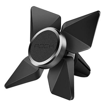 

Rock RPH0856 Universal Tornado Magnetic Car Phone HolderRotary Magnet Air Vent Car Mount Holder Stand