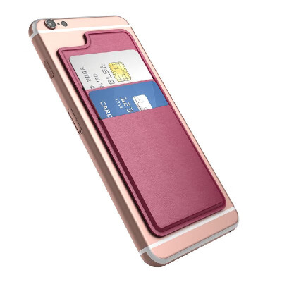 

dodocool Ultra-slim Self Adhesive Credit Card Holder 2 Slot Stick-on Wallet for iPhone 7 Plus76s Plus6s6 Plus6 Smartphones Ro