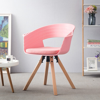 

QUWEIXIONG Wooden leg padded Eames 4 handles Home Sleek minimalist 11832
