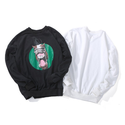 

Fashion hooded sweater male student trend wild couple loose Korean version of Harajuku