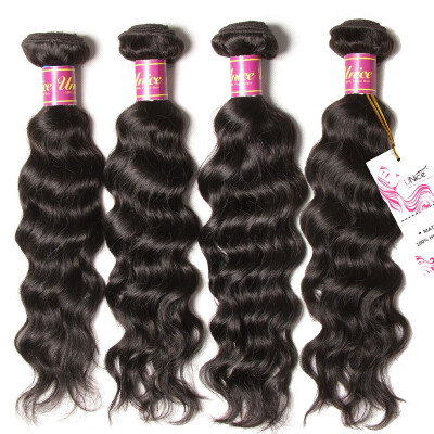 

UNice Hair 8A Brazilian Wavy Virgin Human Hair Bundles Natural Wave 400g