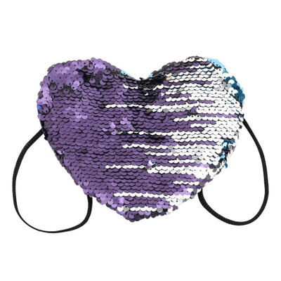 

Sequins Loving Heart Kids Girl Handbags Mini Messenger Bags Children Purse