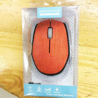 

24G Wireless Bluetooth Cloth Fabric Mouse With USB Receiver For Desktop Computer Notebook Laptop
