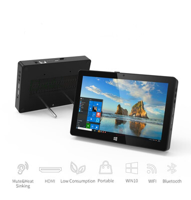 

Mini PC Tablet Windows 10 Home Portable Business office Intel Z8350 8" Desktop PC 4GB RAM 64GB ROM USB WIFI HDMI Mobile Pos