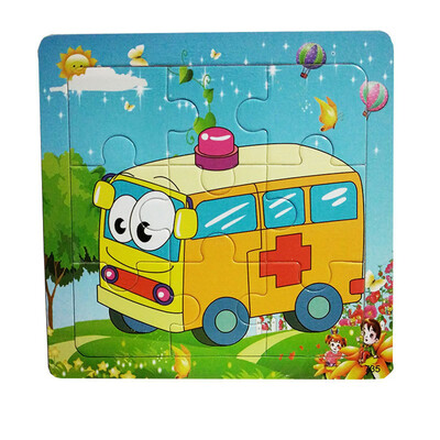 

Gotoamei 1PC Wooden Excavator Puzzle Educational Developmental Baby Kid Training Toy A