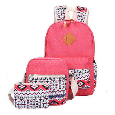

Tailored Women Girl Canvas Shoulder School Bag BackpackCrossbody Tote BagClutch Purse