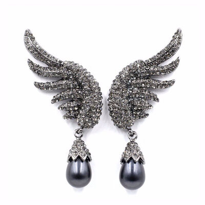 

JURAN Factory Wholesale Women Fashion Crystal Drop Earrings Party Jewelry Brand Earrings Free Shipping 15 Styles Brincos 2019