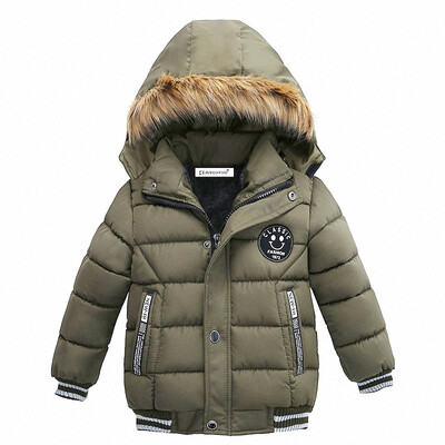 

Baby Boys Jacket 2018 Autumn Winter Jacket For Boys Children Jacket Kids Hooded Warm Outerwear Coat For Boy Clothes 2 3 4 5 Year