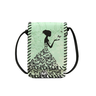 

Tailored Fashion Women Printing Bags Retro Leather Bag Crossbody Bag Handle Phone Bags