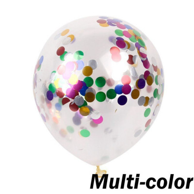 

New Hot 5pcs 12inch Multicolor Confetti Balloon Party Wedding Decoration Christmas Balloons Decoration Birthday Balloon for Kids