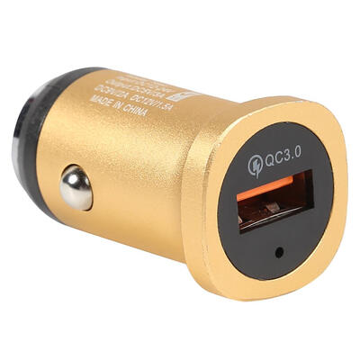 

QC 30 USB Mini Car Mobile Phone Charger Auto SUV Quick Fast Charge Adapter