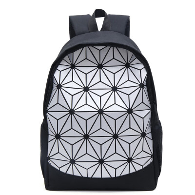 

Laser double shoulder bag mens schoolbag womens Korean edition high school inshyunya backpack tooling port trend brand lolita ca