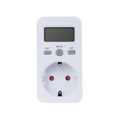 

LCD Display Electricity Usage Power Meter Socket Energy Wattage KWH Consumption Cost Analyzer Monitor Outlet AC230V