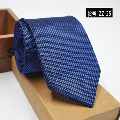 

New spot tie business dress mens tie polyester yarn arrow type 8CM business tie wholesale