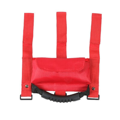 

Car Handle Grab Roll Bar Mount Side Grab Handle with Storage Bag Fit for Jeep Wrangler