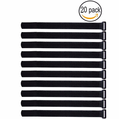 

Reusable Fastening Cable Straps Adjustable Multipurpose Hook Loop Securing Straps