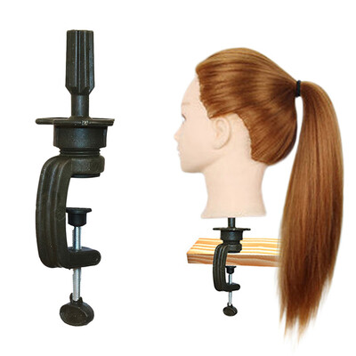 

〖Follure〗Long Hair Training Head Model Hairdressing Clamp Stand Dummy Practice Mannequin