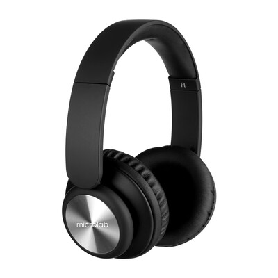 

Maibo Microlab Q3 Stereo Headset Bluetooth Headset Wireless Sports Phone Computer Game Headset Subwoofer Unisex with Microphone Headset Black