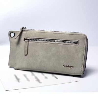 

Tailored Womens Fashion Solid Color Wallet Casual Clutch Bag Multi-Card