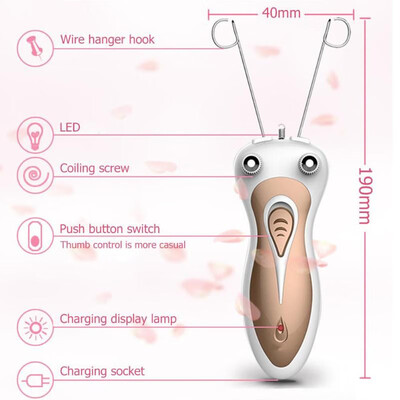 

Women Electric Body Face Hair Remover Defeatherer Cotton Thread Epilator