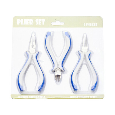 

PH PANDAHALL 3 Pieces Jewelry Plier Tool - Side Cutting Plier Round Nose Plier&Wire Cutters