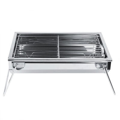 

Greensen 332214cm Foldable Stainless Steel Barbecue Grill BBQ Stove Outdoor Camping Charcoal Grill