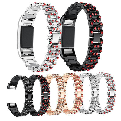 

High Quality Watch Band Zinc Alloy Women Fashion Simple Style Wrist Strap for Fitbit Charge 2