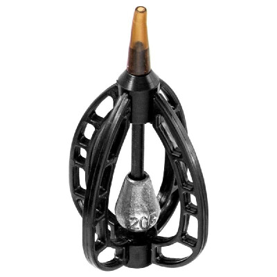 

Black ABS Pure Lead Carp Feeder Fishing Accessories Fishing Bait Cage
