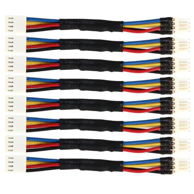 

8pcs PC Fan Speed Reduce 4 Pin Power Resistor Male to Female Cable Adapter