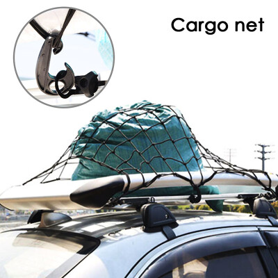 

47"x 36" Cargo net Bungee Nets Stretches to 80"x 60" Mesh Holds More Than 200 lbs Loads with 16 Adjustable Hooks