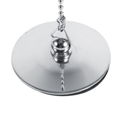 

Greensen Chrome Kitchen Sink Bathroom Bathtub Drain Cover Stopper Solid Metal Waste Plug With Chain
