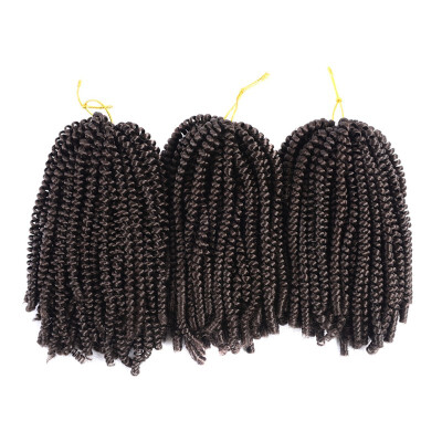 

3 Pack Spring Twist Ombre Colors Fluffy Jamaican Bounce Crochet Braids 30Strands Low temperature Fiber Kanekalon Synthetic Brai