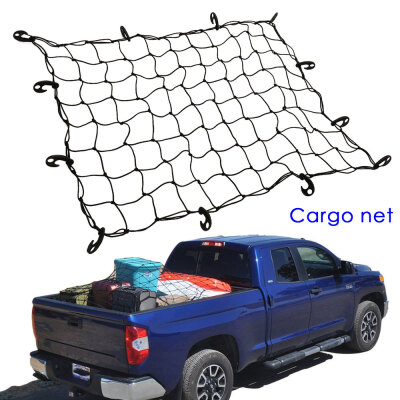 

Charm 47"36" Cargo net Bungee Nets Stretches to 80"60" Tight 315"315"Mesh Holds More Than 200 lbs Loads