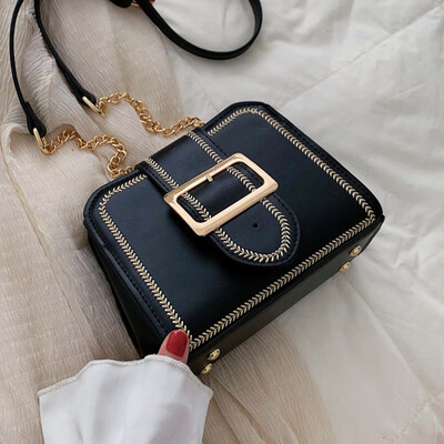 

North bag summer small bag womens 2019 new style Korean-style 100-way small-side inclined chain air-and-air single-shoulder b