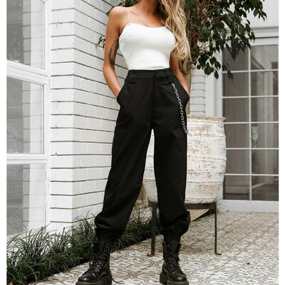 

Womens Cargo Trousers Military Army Combat Casual Jogger Pants Tracksuit Bottoms