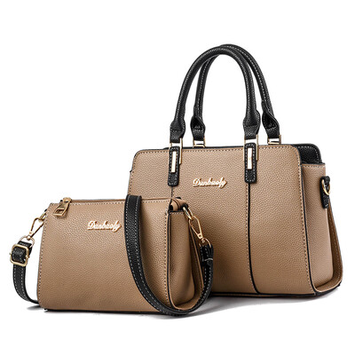 

Middle-aged women tide atmosphere ladies handbag simple Joker shoulder slung texture mother bag