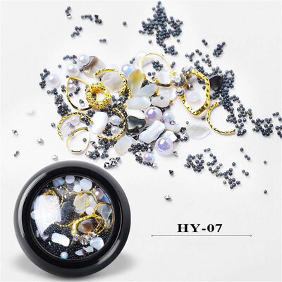 

Toponeto Shining Diamonds Dazzling Marine Style Nail Sticker Sequins Nail Art Decoration