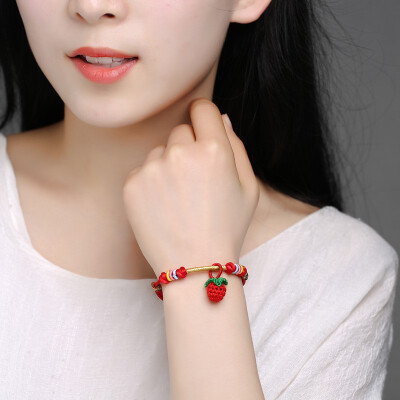 

Transit red rope bracelet childrens birth year jewelry