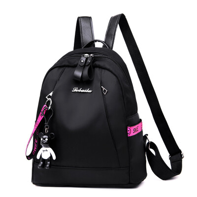 

Leisure forest tourism schoolbag ins cloth double shoulder bag female tide brand small backpack Korean version of junior high scho